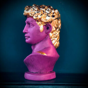 david-statue pink
