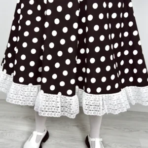 with dots-black-skirt
